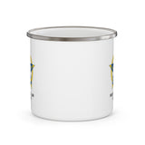Fayetteville FOP Enamel Camping Mug