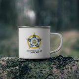 Fayetteville FOP Enamel Camping Mug
