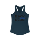 Back The Blue Racerback Tank