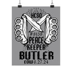 Deputy Butler EOW Benefit Matte Vertical Posters