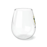 Fayetteville FOP Stemless Wine Glass