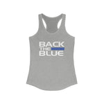 Back The Blue Women's Tri-Blend Racerback Tank