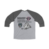 Burnsville Police & Fire EOW Unisex Tri-Blend 3\4 Raglan Tee