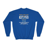 Pray For Zay Support Youth Crewneck Sweatshirt