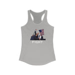 Trump Fight Women's Ideal Racerback Tank