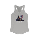 Trump Fight Women's Ideal Racerback Tank