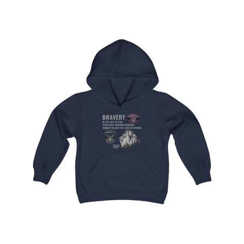 YOUTH - Burnsville Police & Fire EOW Memorial Youth Hooded Sweatshirt