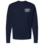 Mens Small Classic Navy Heather Style_Sweatshirt