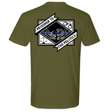 Mens Medium Military Green Style_T-Shirt