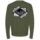 Mens Medium Army Style_Sweatshirt