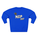 MSP 1917 Crewneck Sweatshirt — Vintage Police Patch Emblem