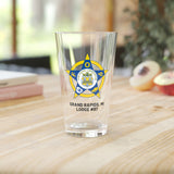 Grand Rapids FOP Pint Glass, 16oz