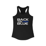 Back The Blue Women's Tri-Blend Racerback Tank