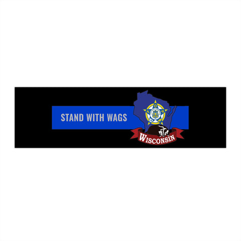 Stand With Wags Bumper Sticker