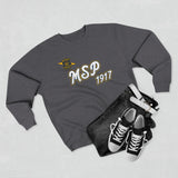 MSP 1917 Crewneck Sweatshirt — Vintage Police Patch Emblem