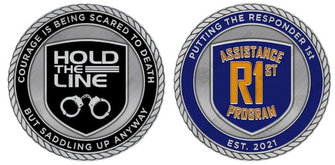 Hold The Line / Responder 1st Challenge Coin