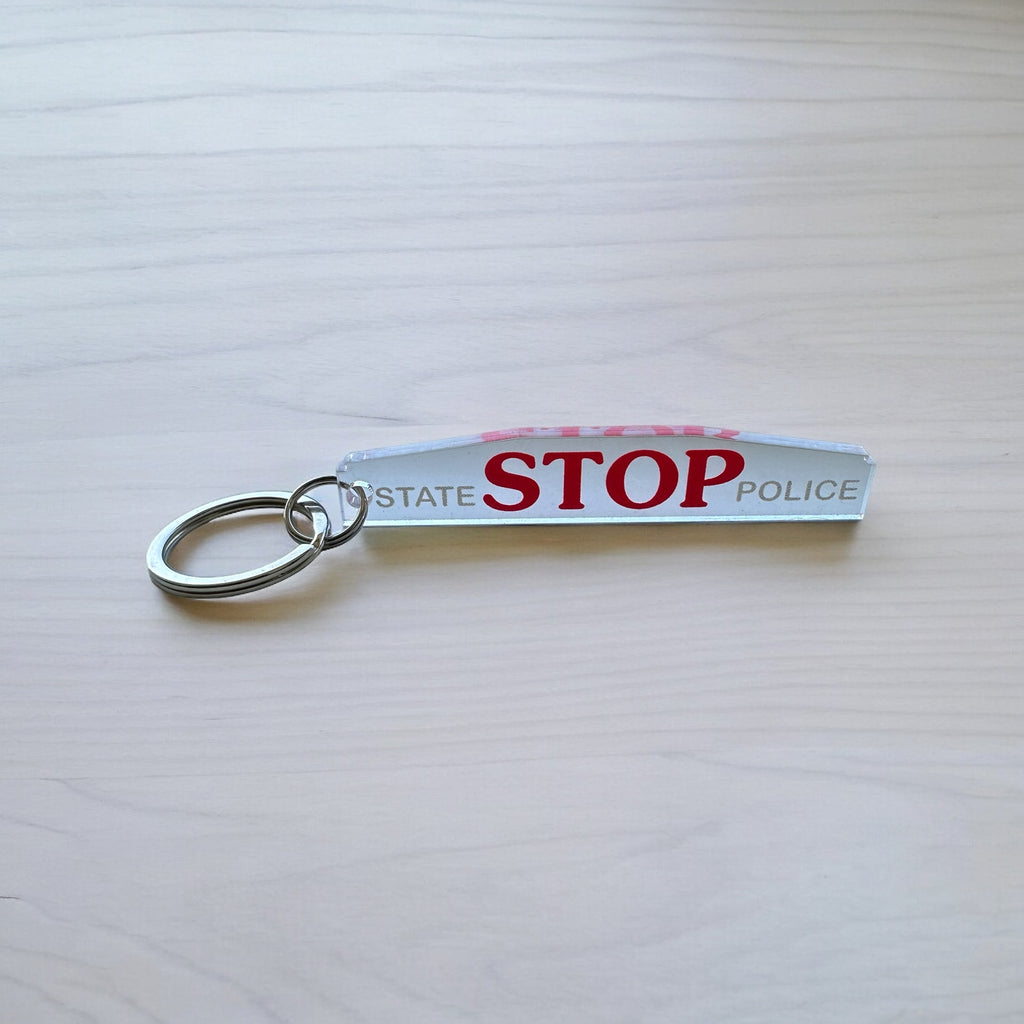 Stopgap Ramp Keychain MSP “STOP” keychain – Hold The Line Shop