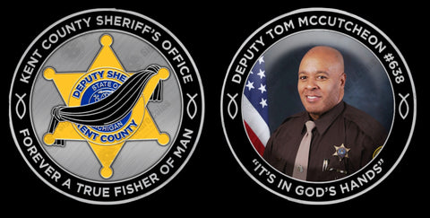 Deputy Tom McCutcheon Benefit Challenge Coin