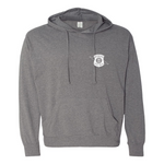 Mens 2X-Large GUNMETAL_HEATHER Hooded T-Shirt